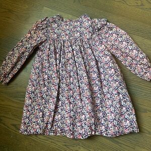 Busy Bees Floral Dress - 2T